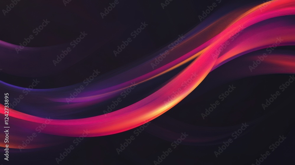 Stunning Abstract Digital Art Design with Fluid Lines and Vibrant Colors Stunning Abstract Digital Art Design with Fluid Lines and Vibrant Colors
