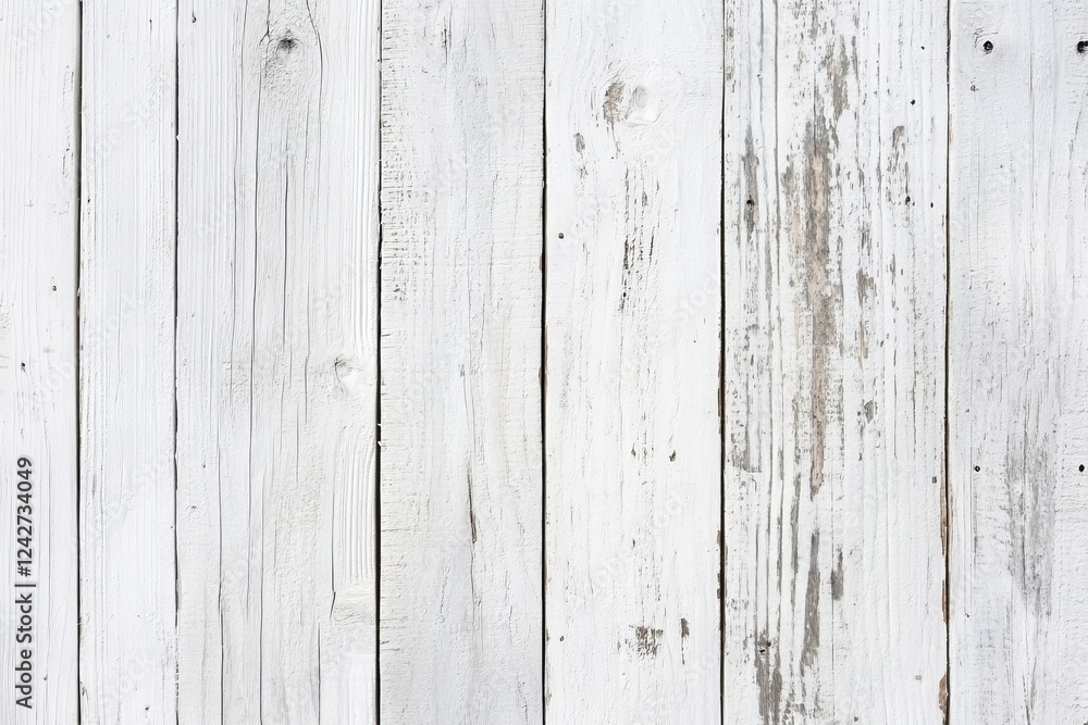 Weathered white wood planks, fence texture, rustic background, design element Weathered white wood planks, fence texture, rustic background, design element