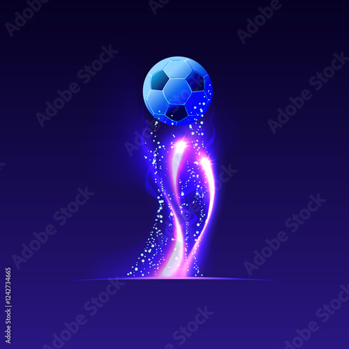 Abstract game background, soccer cup, vector illustration