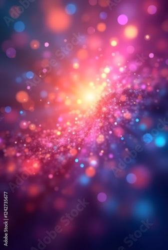 abstract background with bokeh