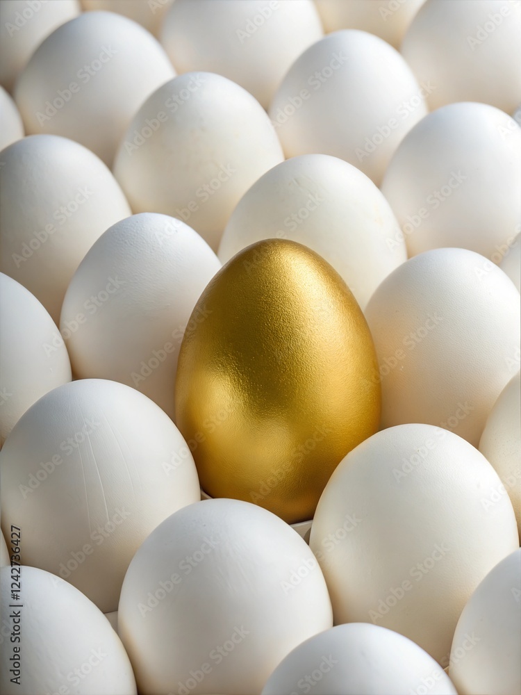 One Golden Egg Among White Eggs One Golden Egg Among White Eggs