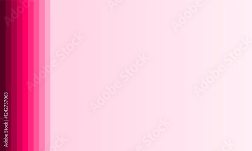 An abstract vertical gradient featuring various shades of pink, transitioning smoothly from light pink on the right to dark pink on the left