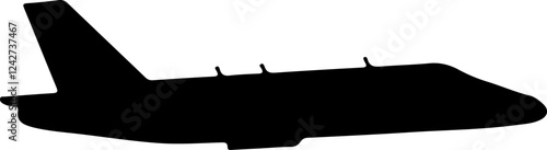 Aeroplane silhouette vector art, Airplane shadow vector design, Jet silhouette vector graphic, Flight vector silhouette art, Plane outline vector illustration, Aircraft black silhouette vector, Commer