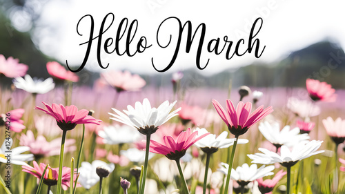 Hello March Flowers
