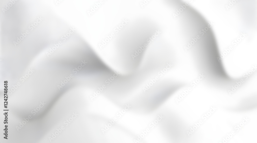 Obraz premium Blur Flowing Curves of Elegant Ethereal Waves in Minimalist Abstract Design