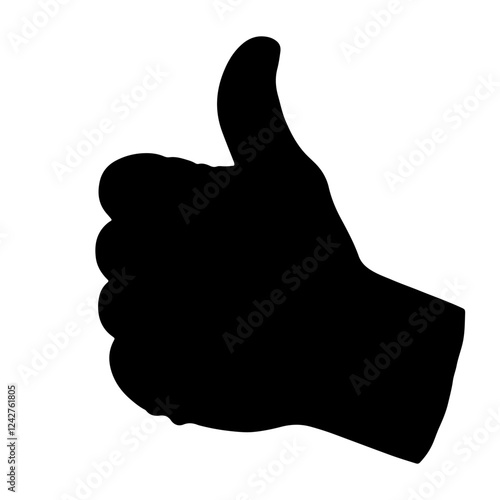 Finger sexuality gesture hand  silhouette vector icon sign symbol 