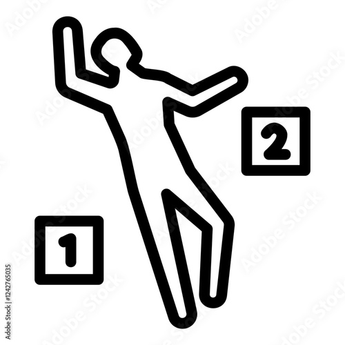 crime scene Line Icon