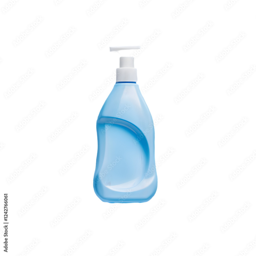 Light Blue Pump Bottle Packaging Mockup for Soap or Lotion Light Blue Pump Bottle Packaging Mockup for Soap or Lotion