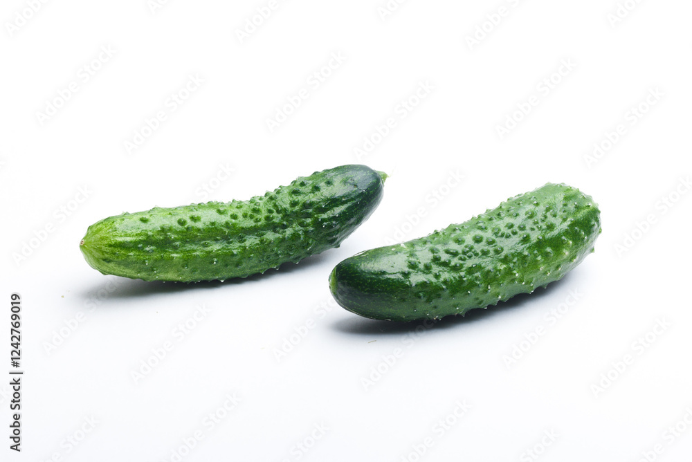 cucumber isolated on white background cucumber isolated on white background