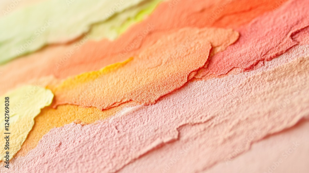 A close-up of watercolor pigments blending seamlessly on textured paper. A close-up of watercolor pigments blending seamlessly on textured paper.