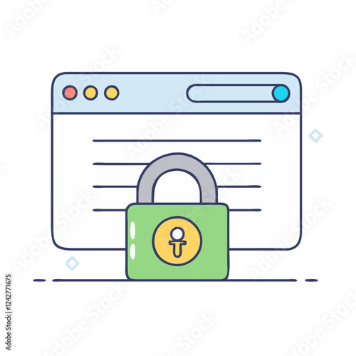 https icon, https vector illustration-simple illustration of https, perfect for https logos and icons