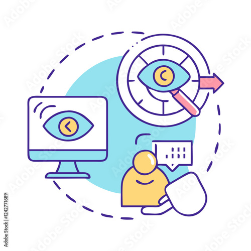 intrusion detection icon, intrusion detection vector illustration-simple illustration of intrusion detection, perfect for intrusion detection logos and icons