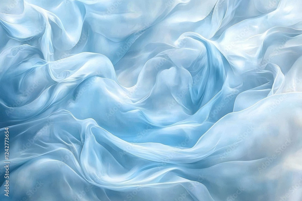 Obraz premium Serene wave formations bring a sense of relaxation.