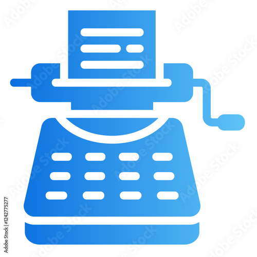 stenographer Gradient icon