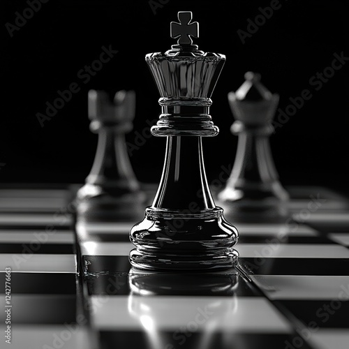 black chess pieces