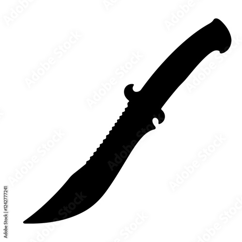 Adobe IlluKukri machete silhouette vector icon sign symbol illustration design.strator Artwork