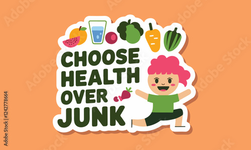 World Obesity Day Vector Illustration | Social Media, T-Shirt, Poster, Sticker, Print Card & Animated GIF Design. Print ready eps