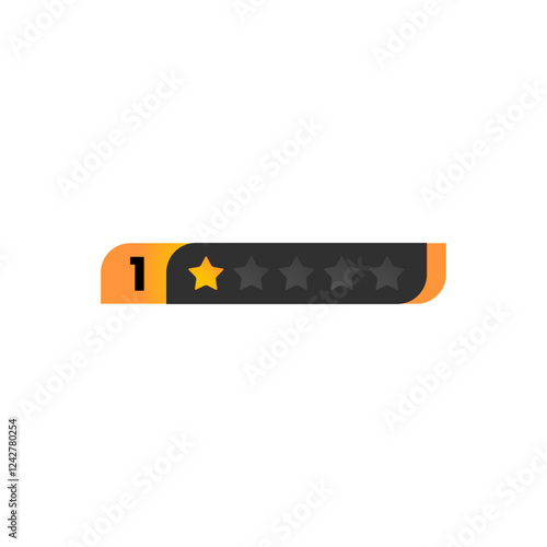 1 star rating icon 