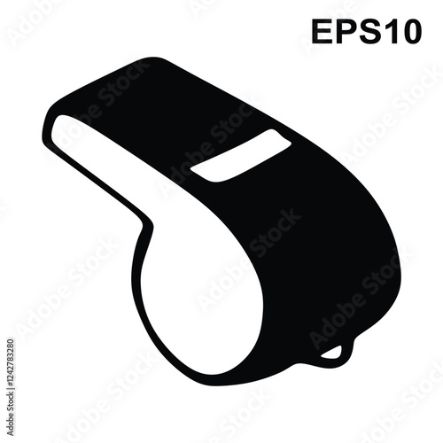 BLACK WHISTLE VECTOR