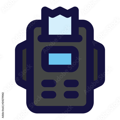 payment machine icon for illustration
