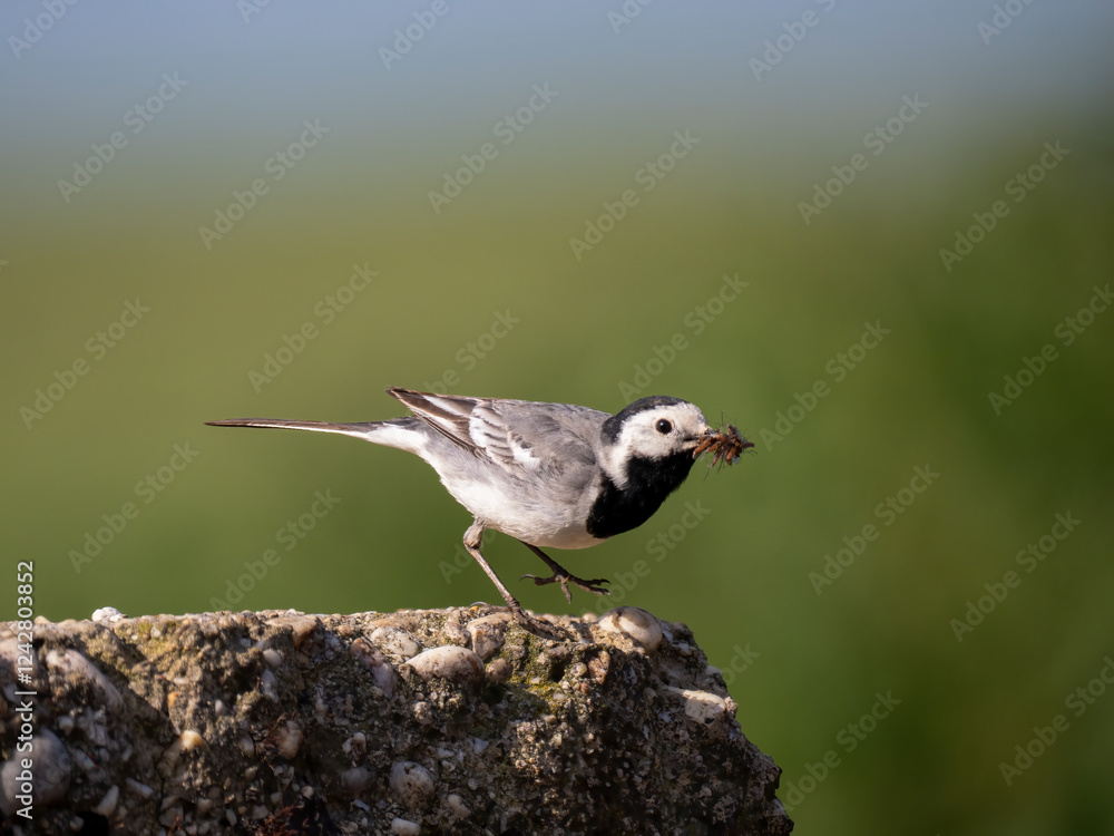 Naklejka premium Bachstelze&nbsp;(Motacilla alba)
