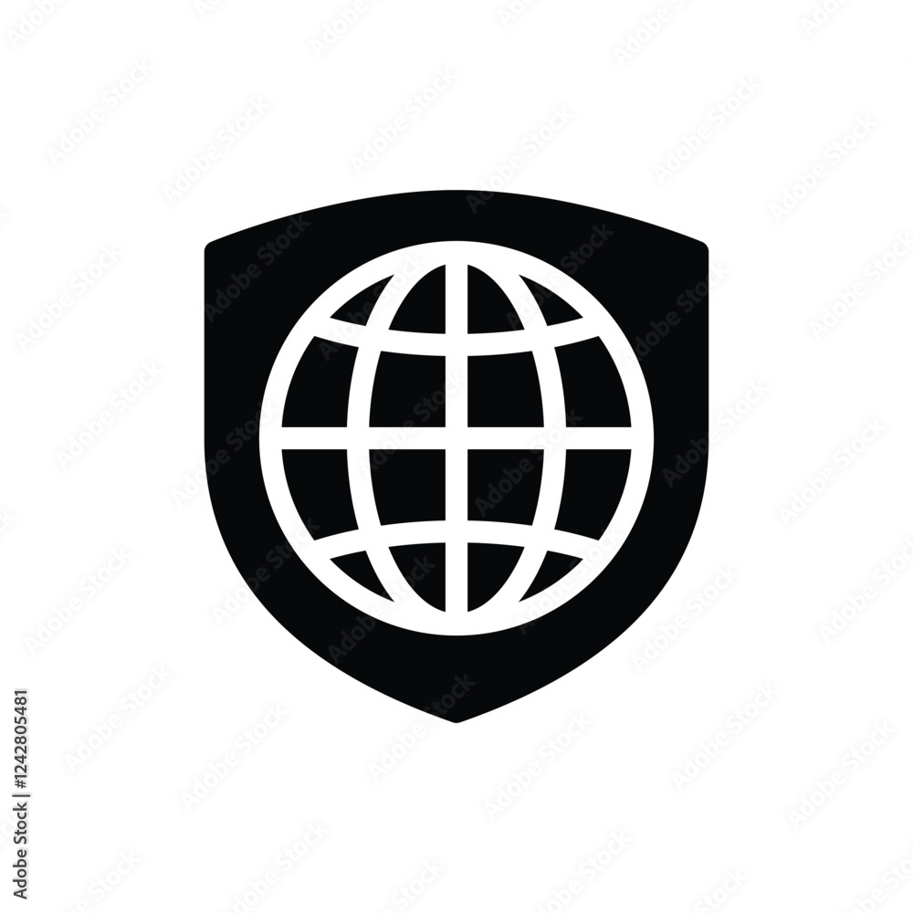 Website internet Earth globe icon Website internet Earth globe icon