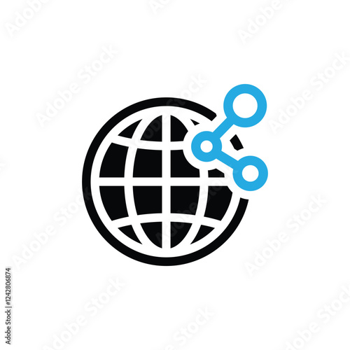 Website internet Earth globe icon
