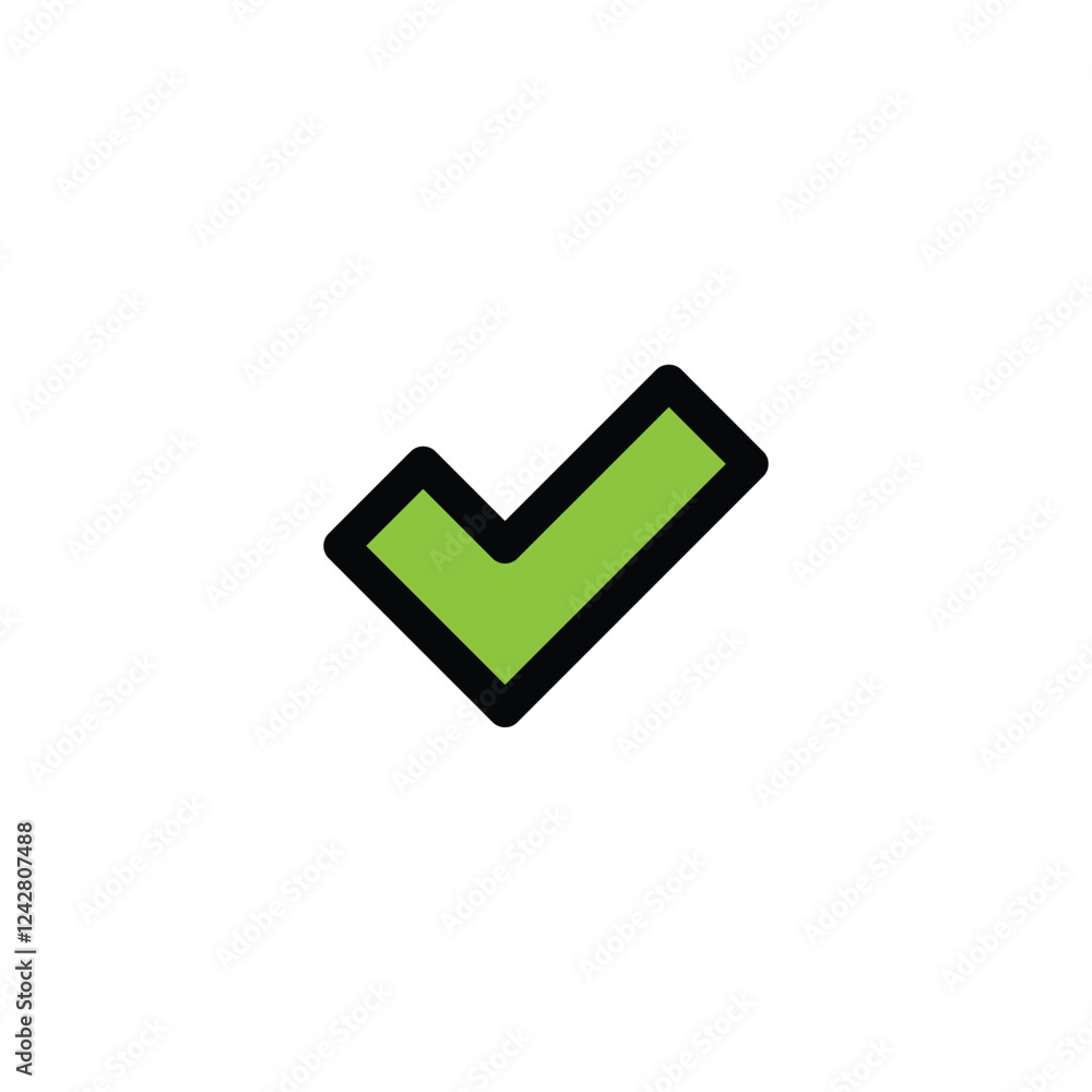 Green check mark icon. Check mark vector icon. Checkmark Illustration. Vector symbols, green checkmark isolated on white background. Correct vote choice isolated symbol. Green check mark icon. Check mark vector icon. Checkmark Illustration. Vector symbols, green checkmark isolated on white background. Correct vote choice isolated symbol.