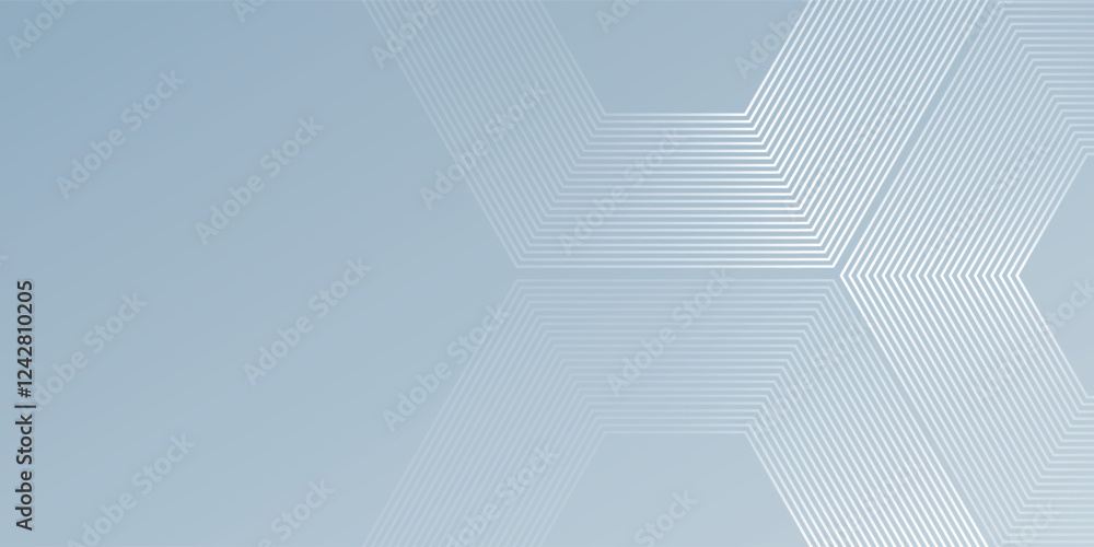 Modern hexagon lines on gray background vector Modern hexagon lines on gray background vector