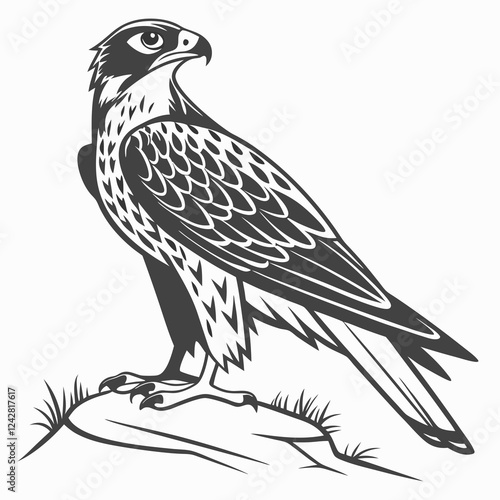 eagle on a white background