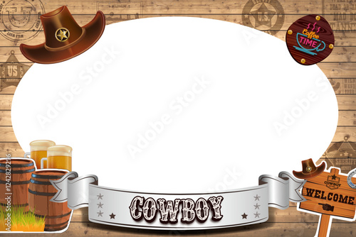 coyboy night party decoration 2