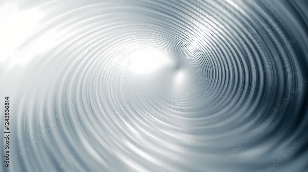Obraz premium Swirling metallic patterns create a mesmerizing visual effect. Generative AI