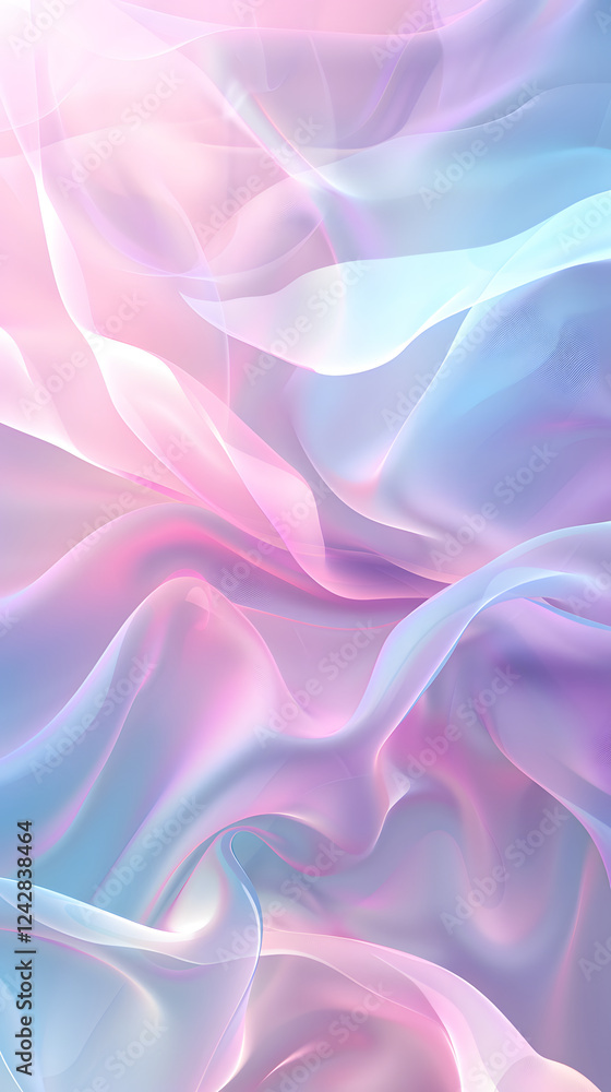 Obraz premium Red and blue curved line background