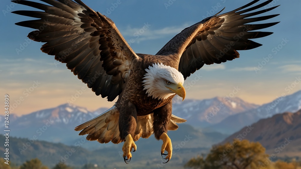 Obraz premium eagle in flight