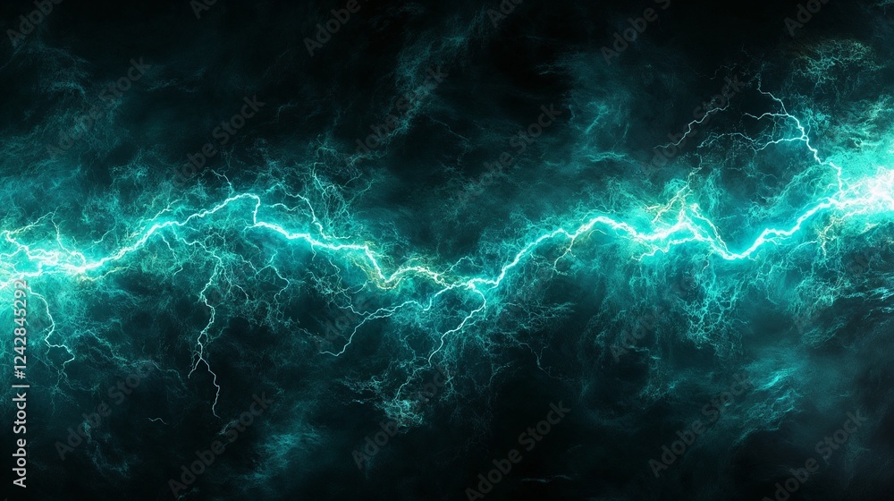 Electric Turquoise Lightning Strike for power concepts, energy backgrounds, technology visuals, thunderstorm effects, and dynamic web banners, for presentations, websites, and digital marketing Electric Turquoise Lightning Strike for power concepts, energy backgrounds, technology visuals, thunderstorm effects, and dynamic web banners, for presentations, websites, and digital marketing