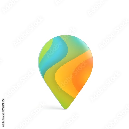 Colorful Abstract Location Pin Design Element Free Download Colorful Abstract Location Pin Design Element - GFXLoad