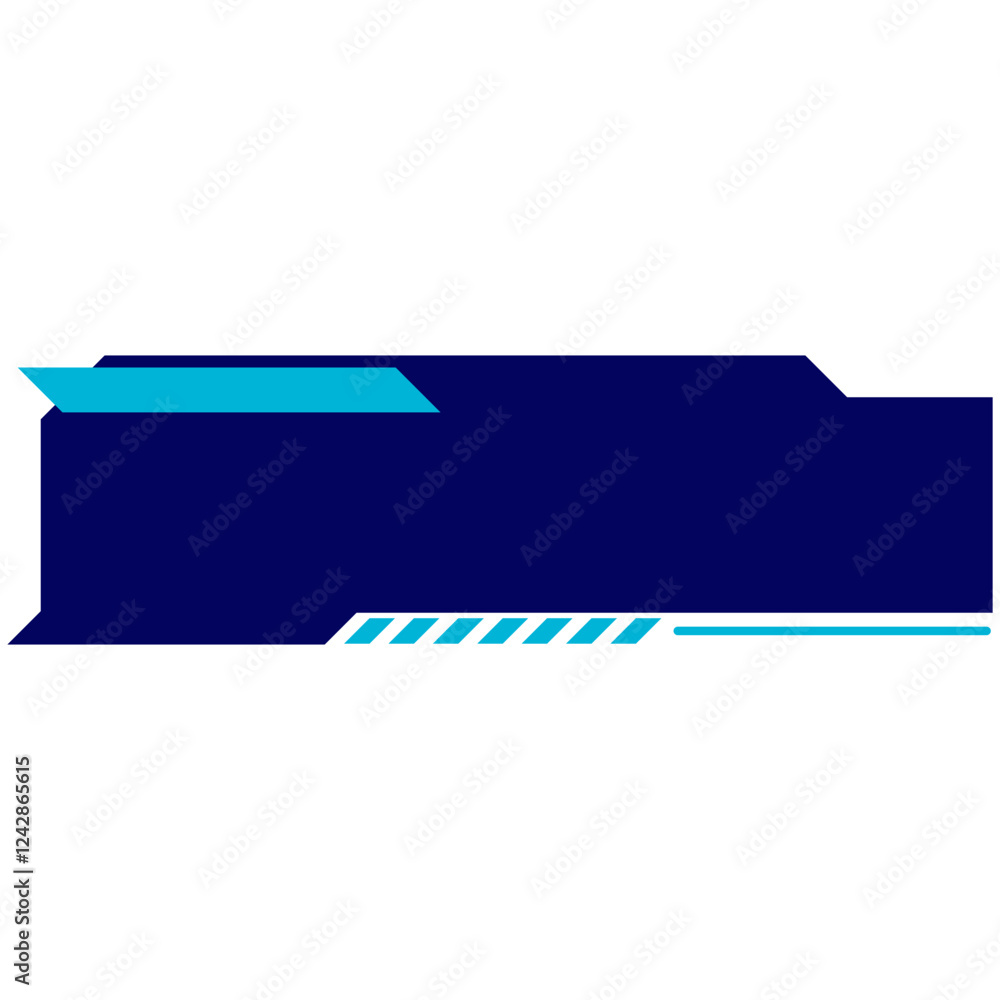 Futuristic Tech HUD Label Futuristic Tech HUD Label