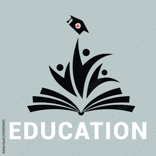 Education school logo icon vector 