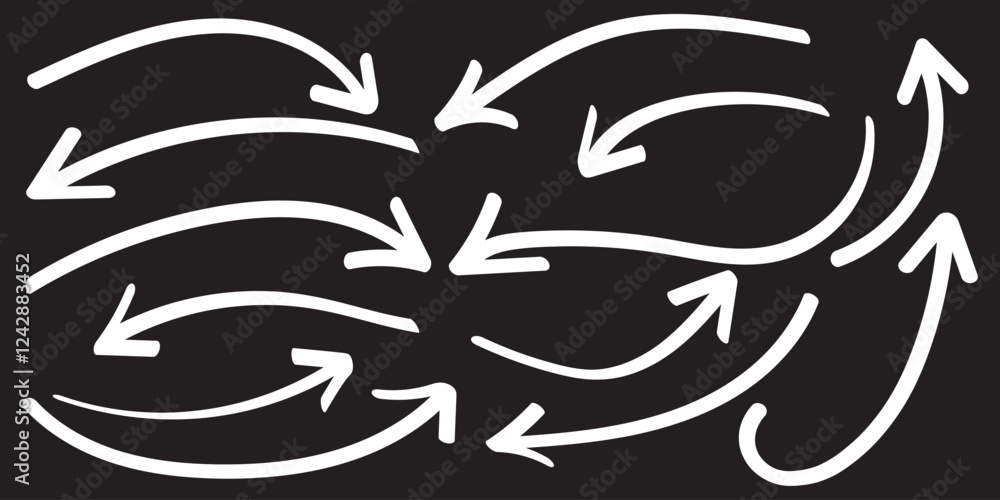 Set of simple lines hand drawn black arrows in various style. Set of simple of hand drawn black arrows. Set of simple lines hand drawn black arrows. Various of simple lines arrows collection. Set of simple lines hand drawn black arrows in various style. Set of simple of hand drawn black arrows. Set of simple lines hand drawn black arrows. Various of simple lines arrows collection.