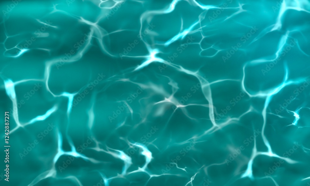 Obraz premium Background Wallpaper Swimming Pool Surface with Natural Flowing Textures