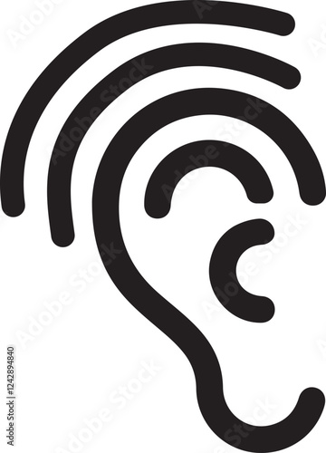 hearing ear icon