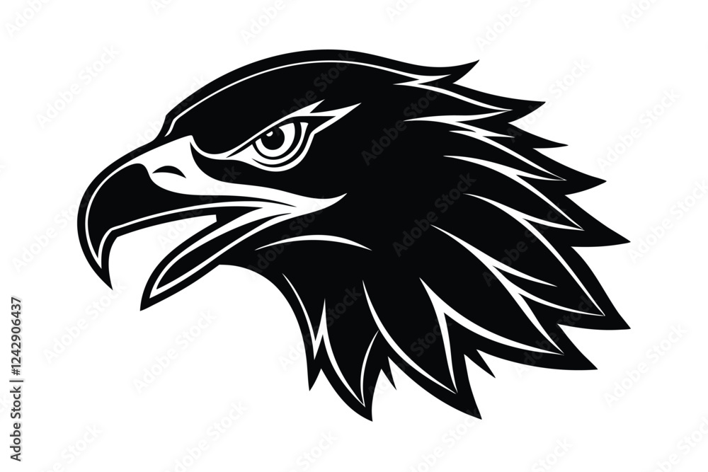 Fototapeta premium Eagle Head Illustration Vector Design