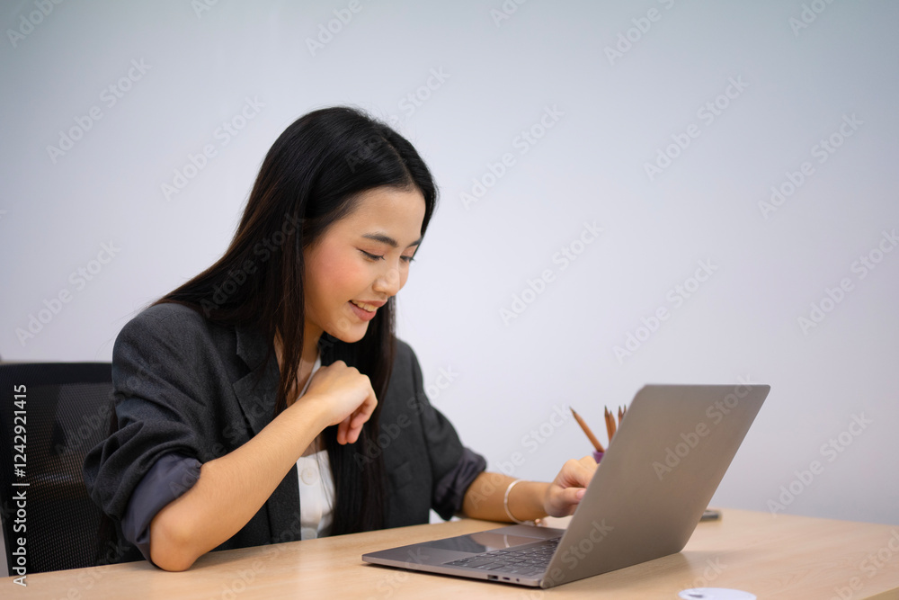 Business people work with digital device. Business people work with digital device.