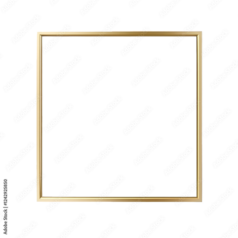 golden rectengular picture frame isolated on white or transparent png golden rectengular picture frame isolated on white or transparent png
