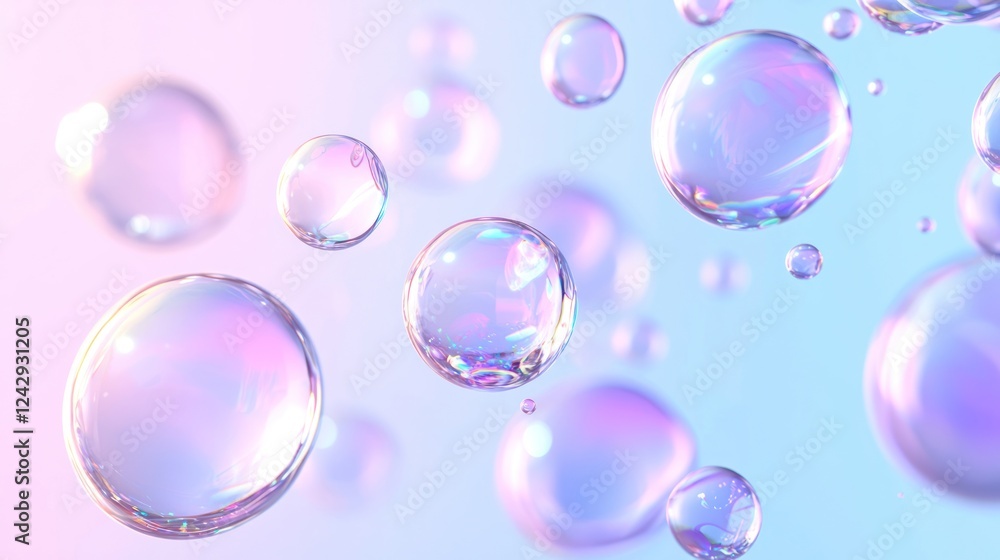 Floating Pastel Bubbles Abstract Background Floating Pastel Bubbles Abstract Background