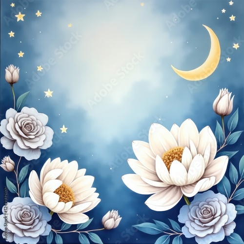 Vibrant Watercolor Flower Explosion