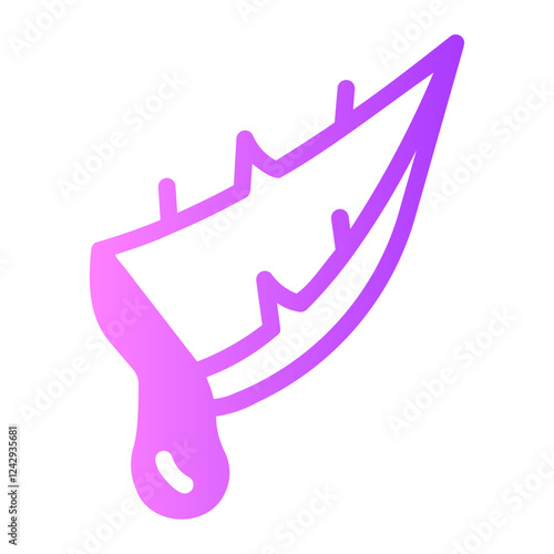 aloe vera gradient icon