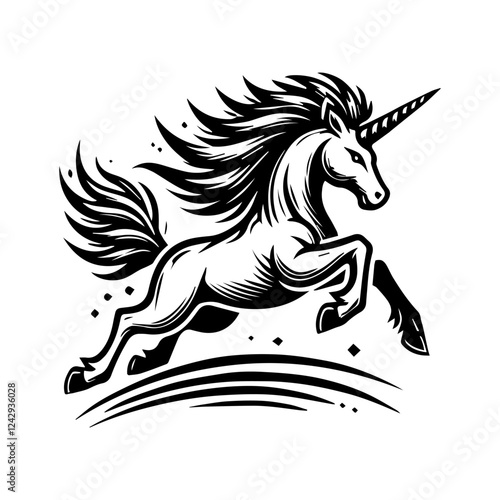 pony logo design ready to use