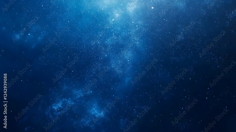 A sparkling blue galaxy scene, filled with stars and cosmic dust. A sparkling blue galaxy scene, filled with stars and cosmic dust.