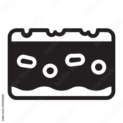 pores glyph icon
